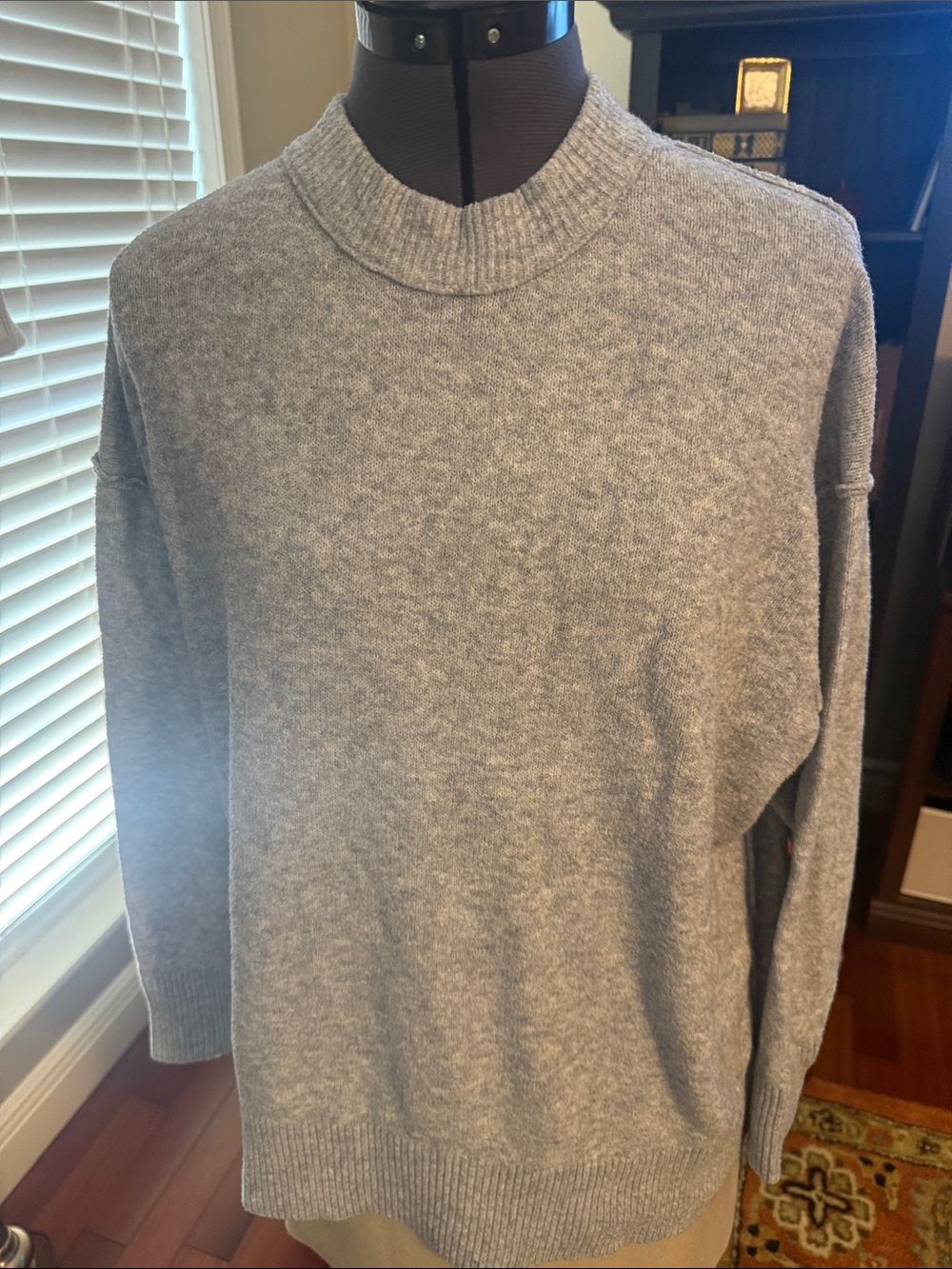 Aerie Heather Gray Crewneck Sweater Size S